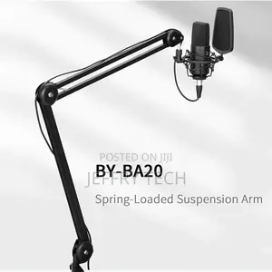 Boya by-Ba20 Spring-Loaded Suspension Arm - Black