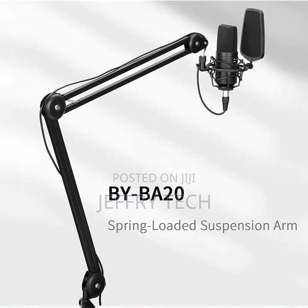 Boya by-Ba20 Spring-Loaded Suspension Arm - Black