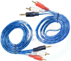 Audio Cable AUX 3.5mm to 2 RCA 1m