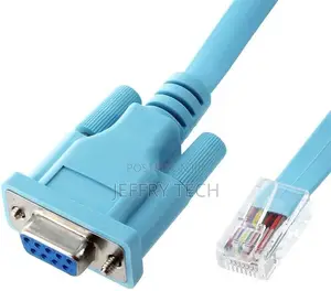 Console Cable RJ45 Cat6 Ethernet to Rs232 DB9 COM Port Seria