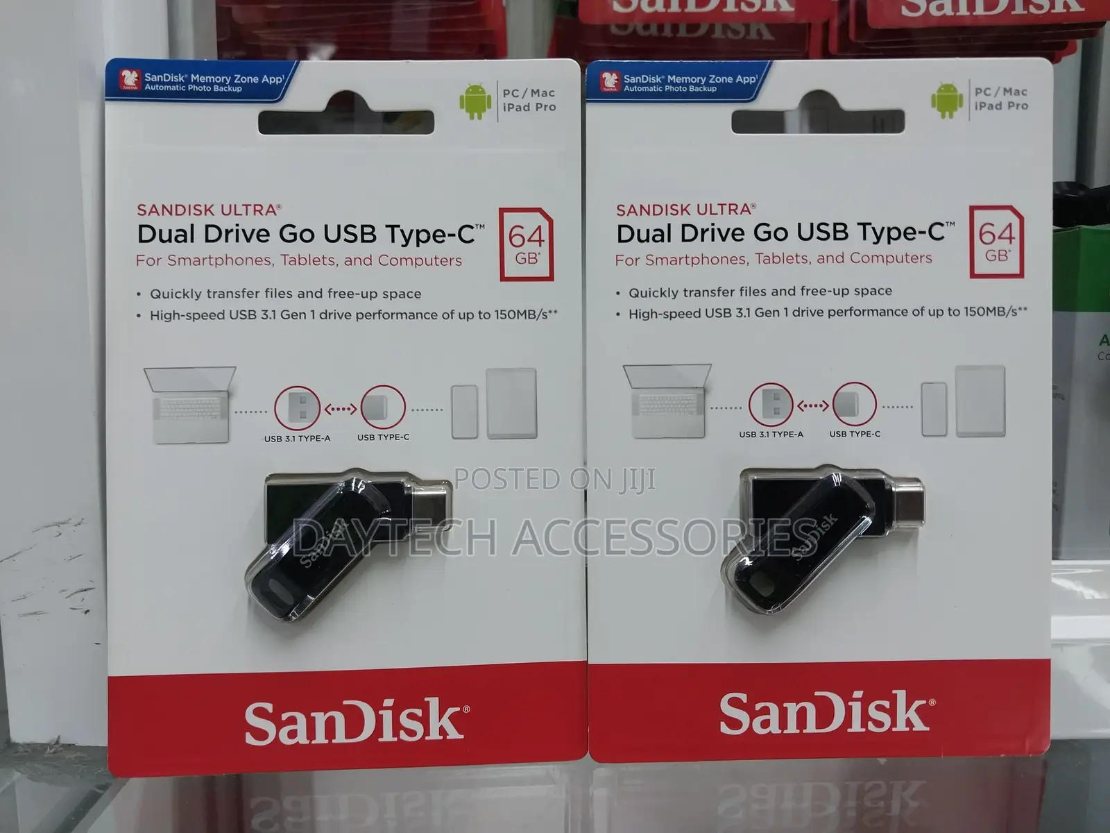 Sandisk 64gb Ultra Dual Drive Usb Type-C Usb 3.1 (Sdddc2-064