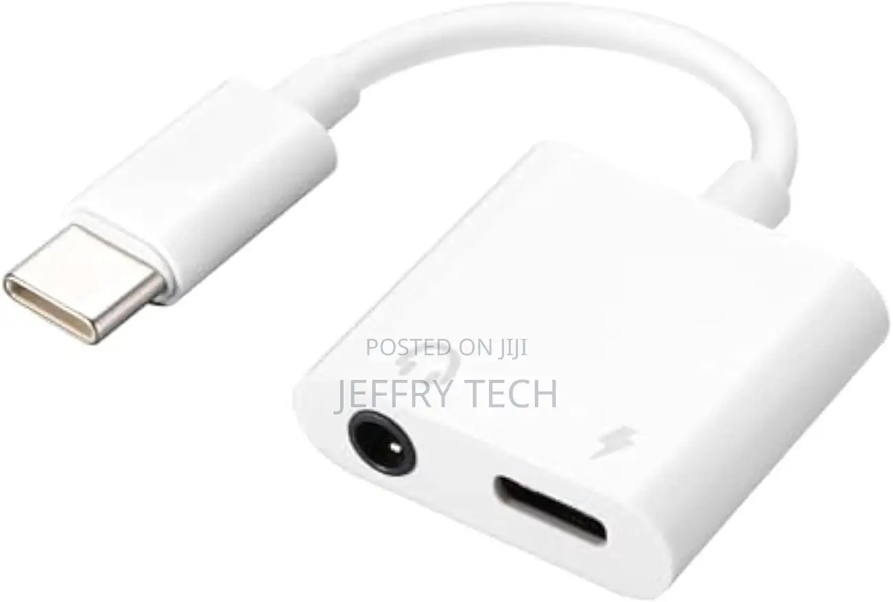 Type C to 3.5 Adapter USB C to 3.5mm Headphone Jack Fast Cha
