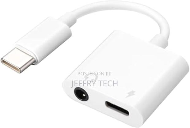 Type C to 3.5 Adapter USB C to 3.5mm Headphone Jack Fast Cha