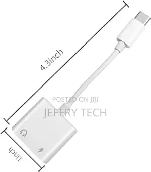 Type C to 3.5 Adapter USB C to 3.5mm Headphone Jack Fast Cha