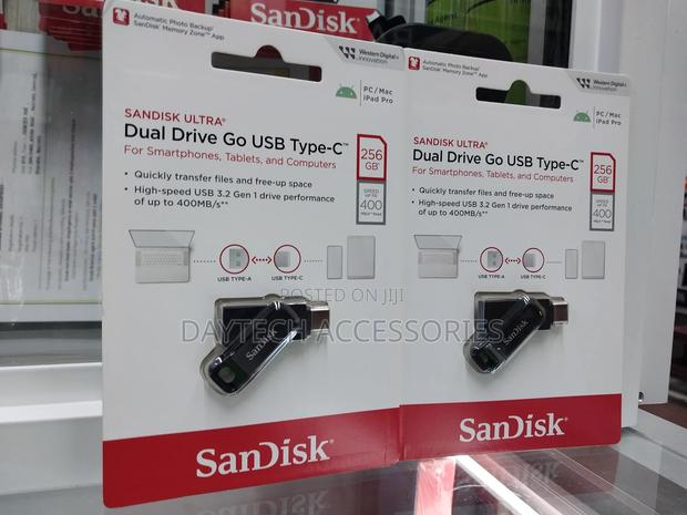 Sandisk 256gb Ultra Dual Drive Go Usb Type-C Flash Drive, - thumbnail 2