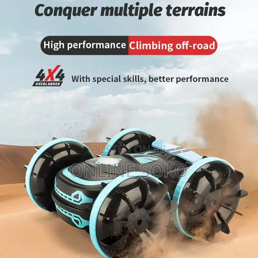 Amphibious Off Road Remote Control 4wd Stunt Toy Car