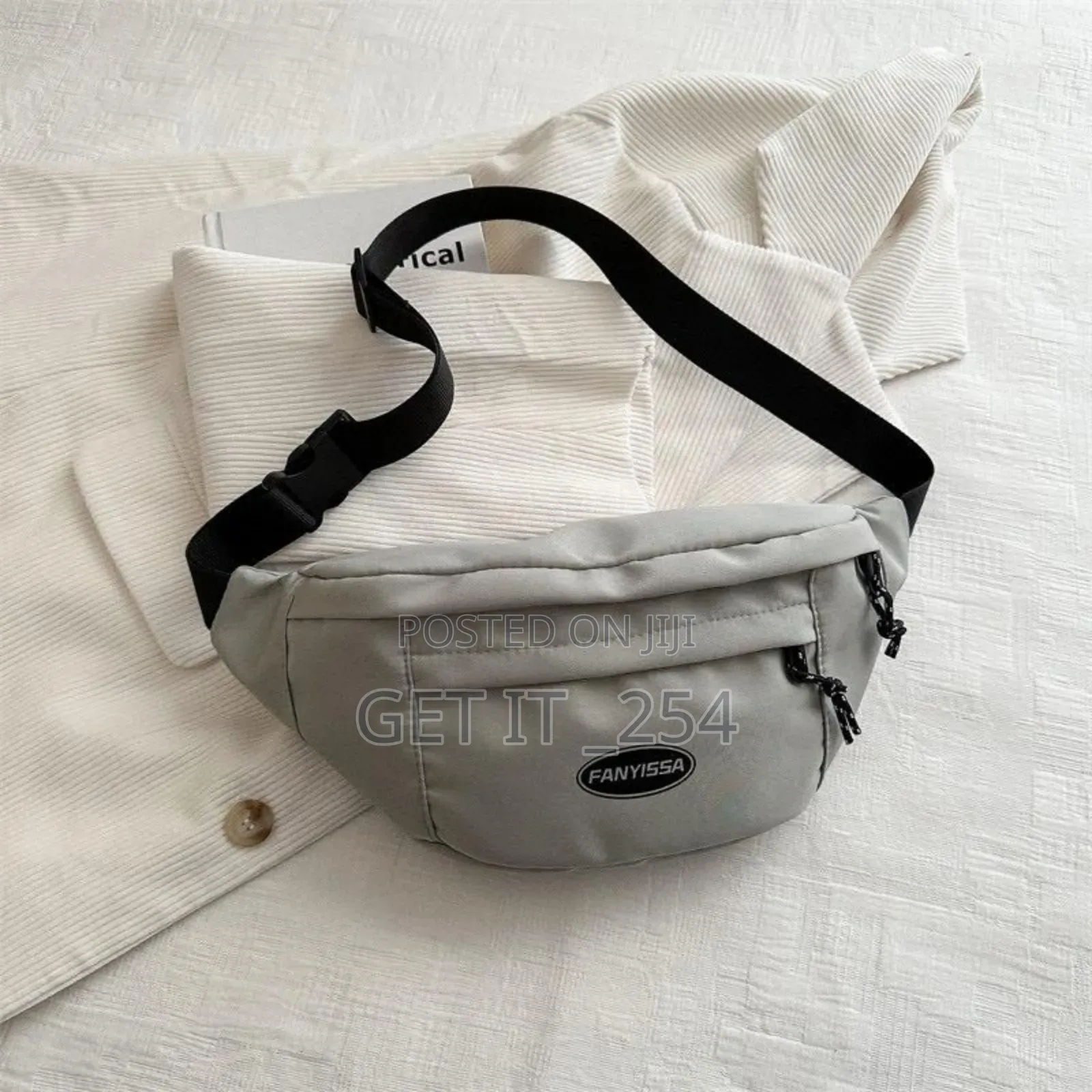 *Fanny Pack / Cross Body/ Waist Travel Bag 
Ze* :38x6x13cm