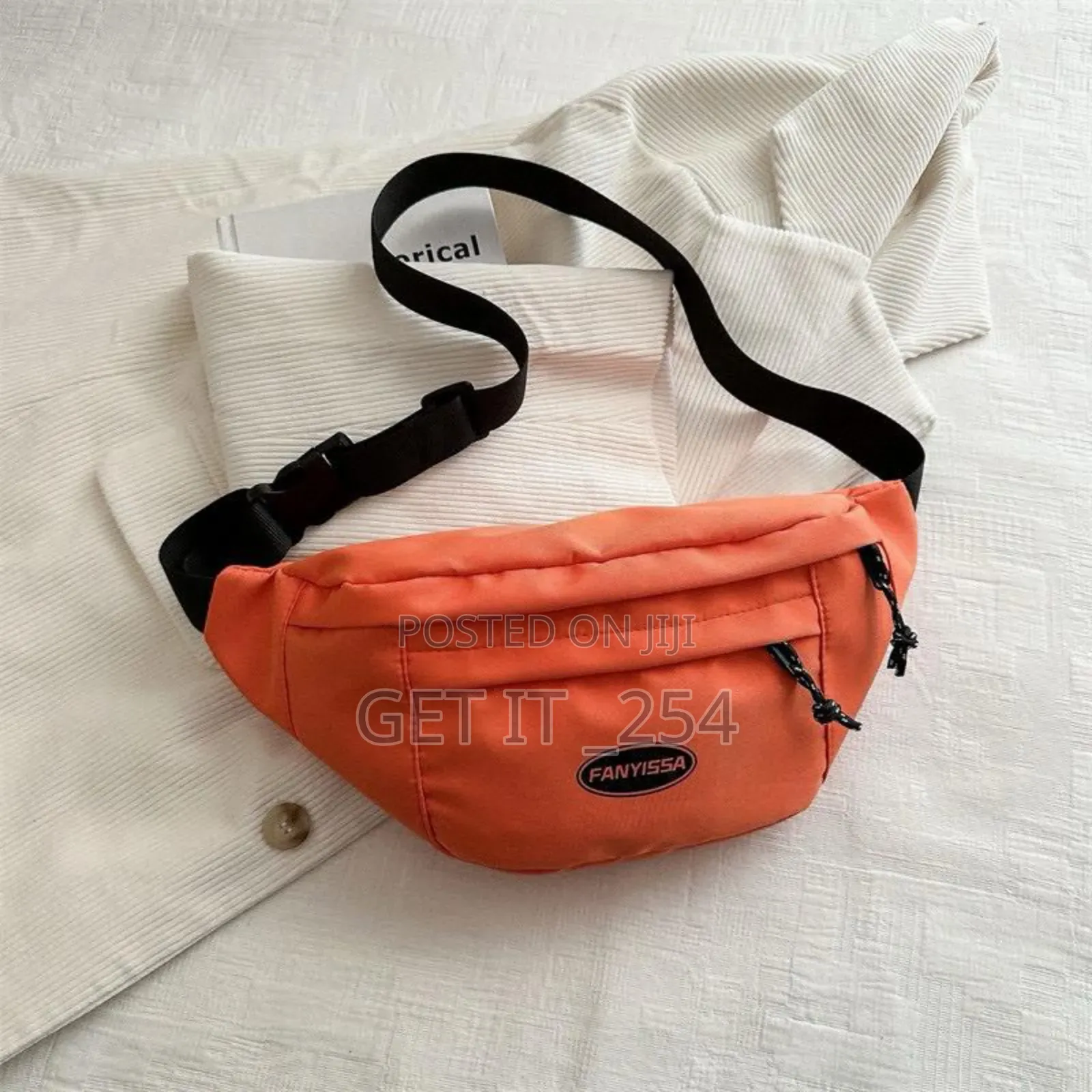 *Fanny Pack / Cross Body/ Waist Travel Bag 
Ze* :38x6x13cm