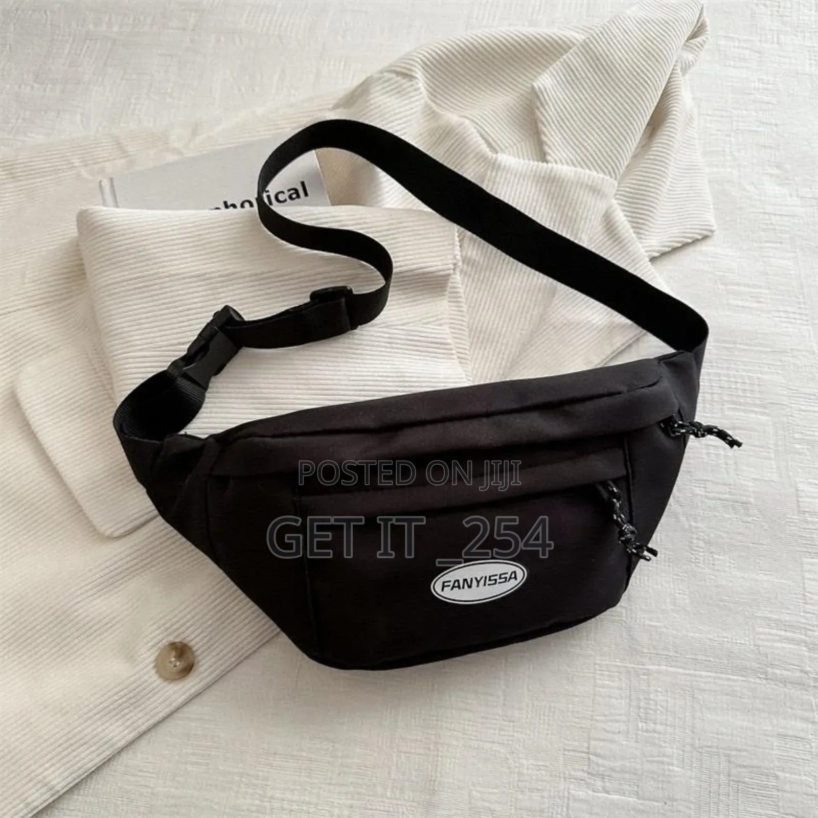 *Fanny Pack / Cross Body/ Waist Travel Bag 
Ze* :38x6x13cm