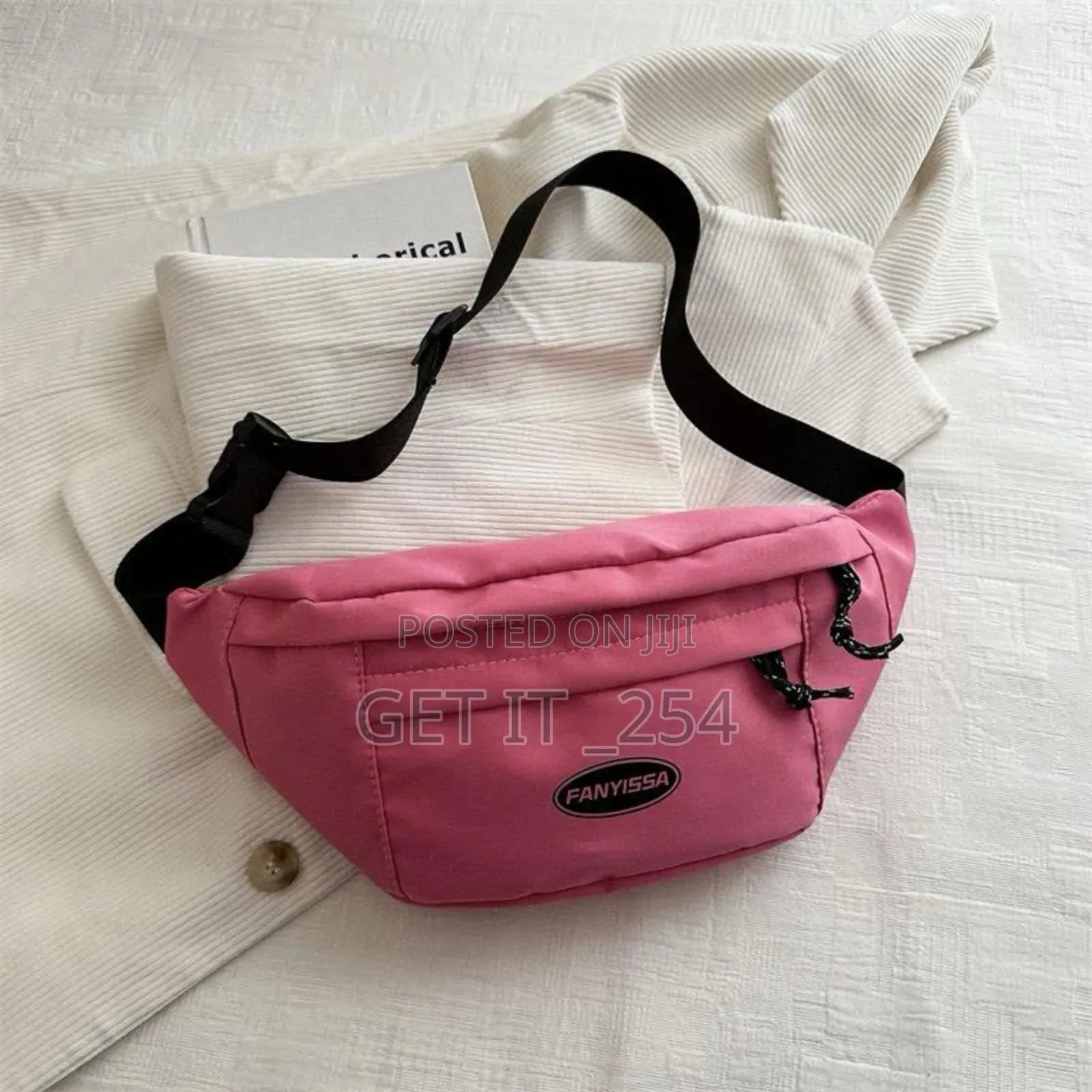 *Fanny Pack / Cross Body/ Waist Travel Bag 
Ze* :38x6x13cm