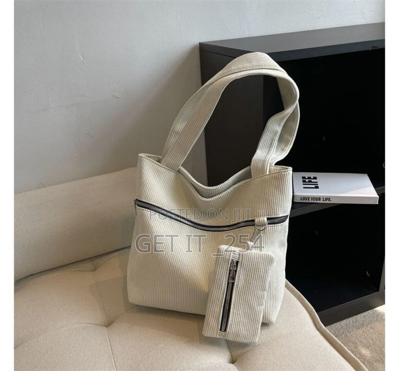 *Casual Corduroy Shoulder Bag Size:* 29x9x30cm
