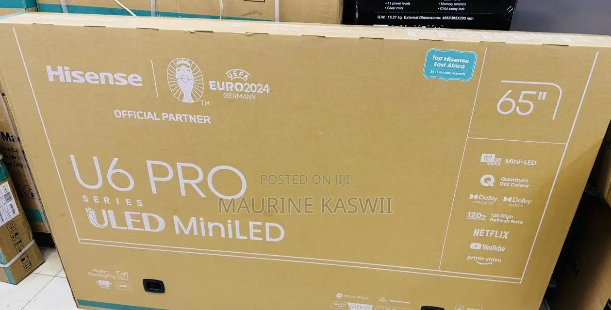 Hisense 65 U6K Pro 65 Inch– Mini LED