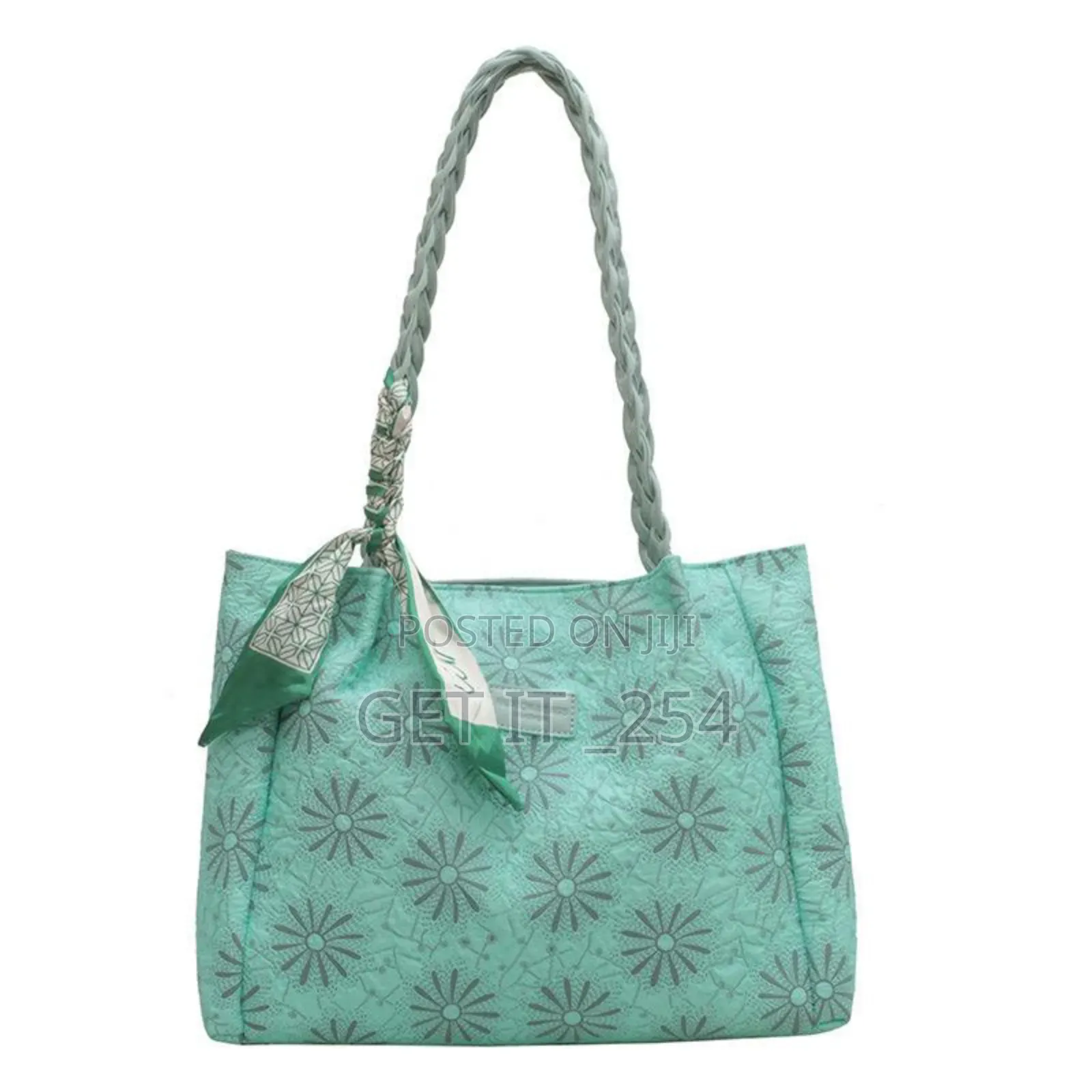 *Elegant Floral Tote Bag/ Luxury Rectangular Bagsize*