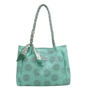 *Elegant Floral Tote Bag/ Luxury Rectangular Bagsize*