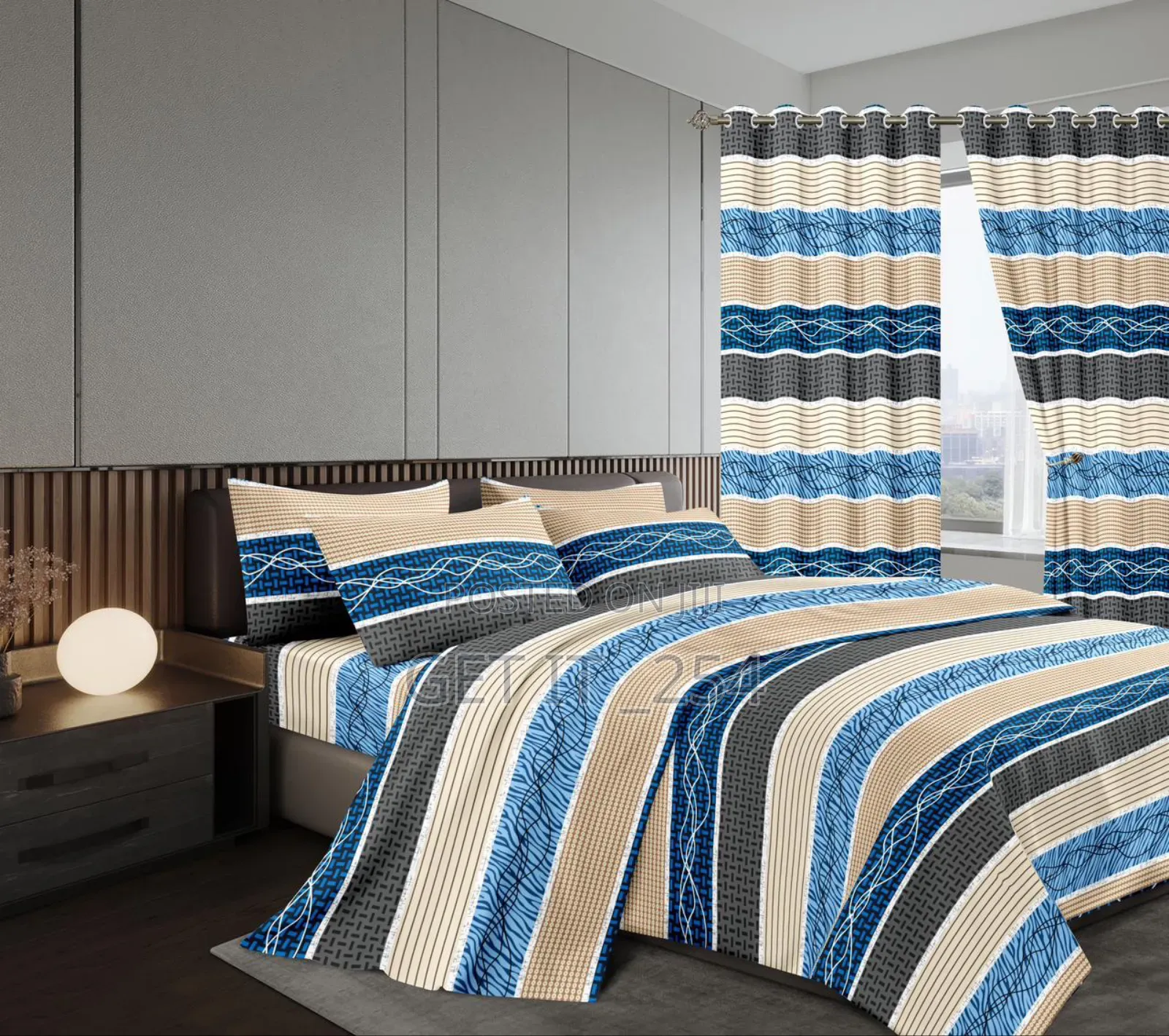  *7pc Woolen Curtain Duvet Sets Restocked*