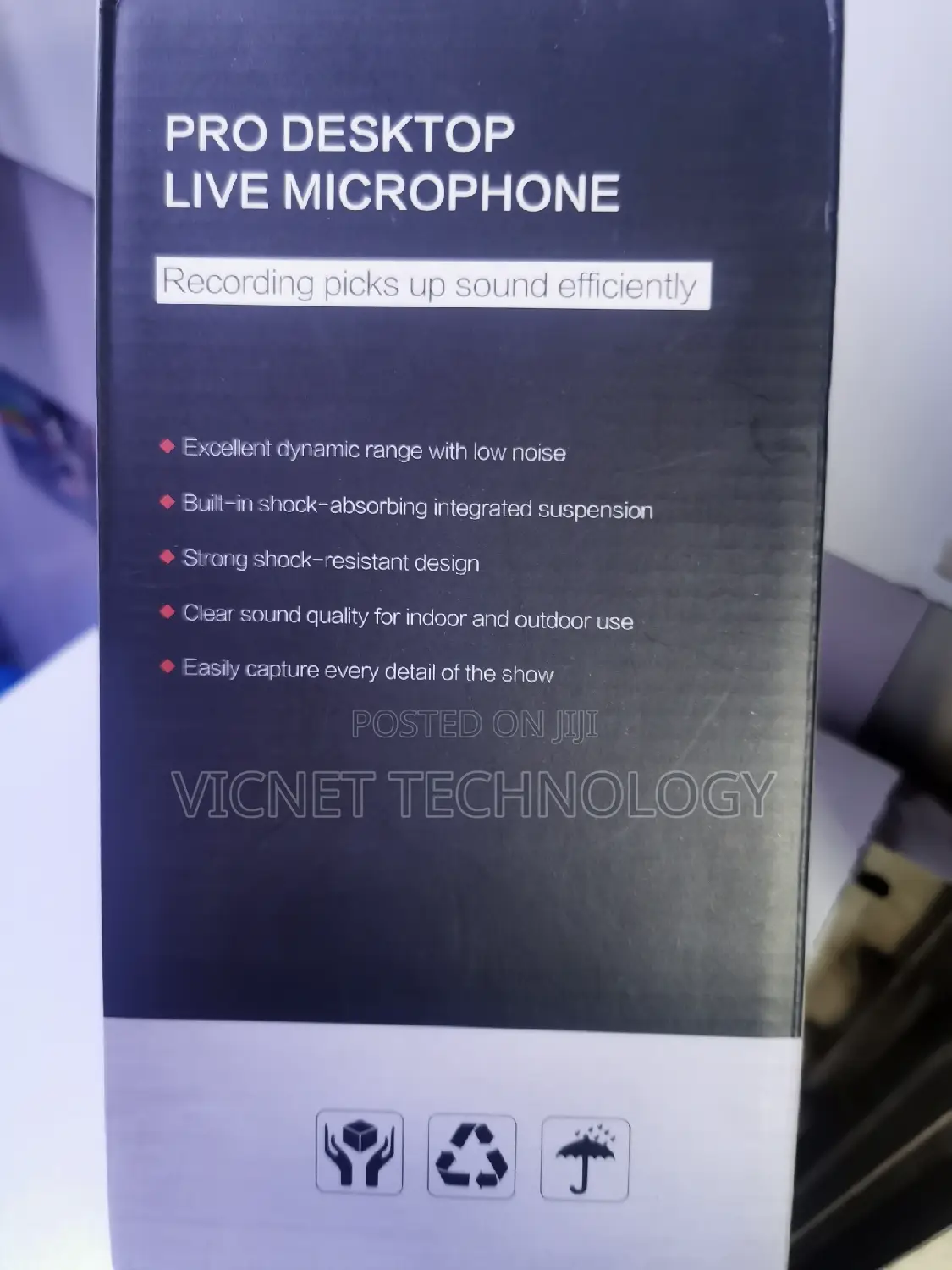 Codenser Desktop Microphone With Rgb, Volume and Mute