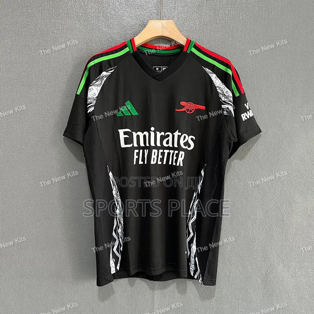 Arsenal Black Away Kit 2024-25