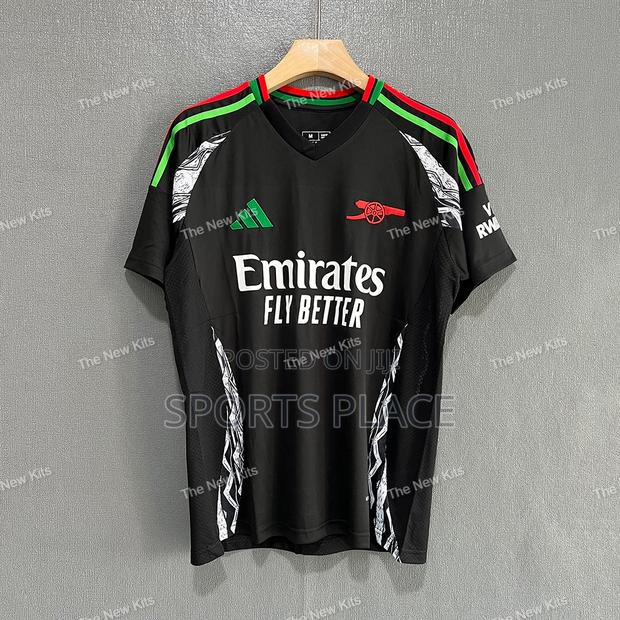 Arsenal Black Away Kit 2024-25