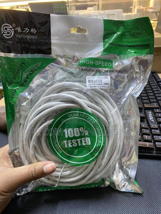 Cat 6 Ethernet Patch Cord Cable 15 Meters - thumbnail 3