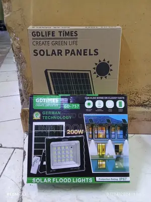 Solar Pannel and Solar Flood Lights.