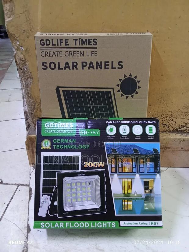 Solar Pannel and Solar Flood Lights.