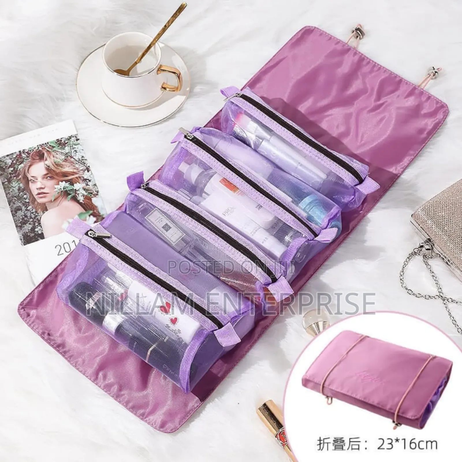 4pcs in 1 Detachable Makeup Bag