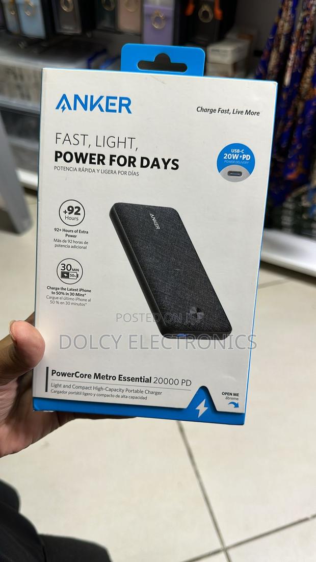 Anker Powercore Metro Essential 20000mah Portable Powerbank