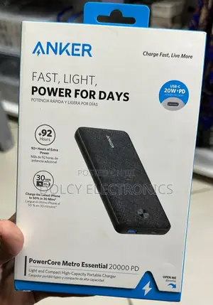 Anker Powercore Metro Essential 20000mah Portable Powerbank