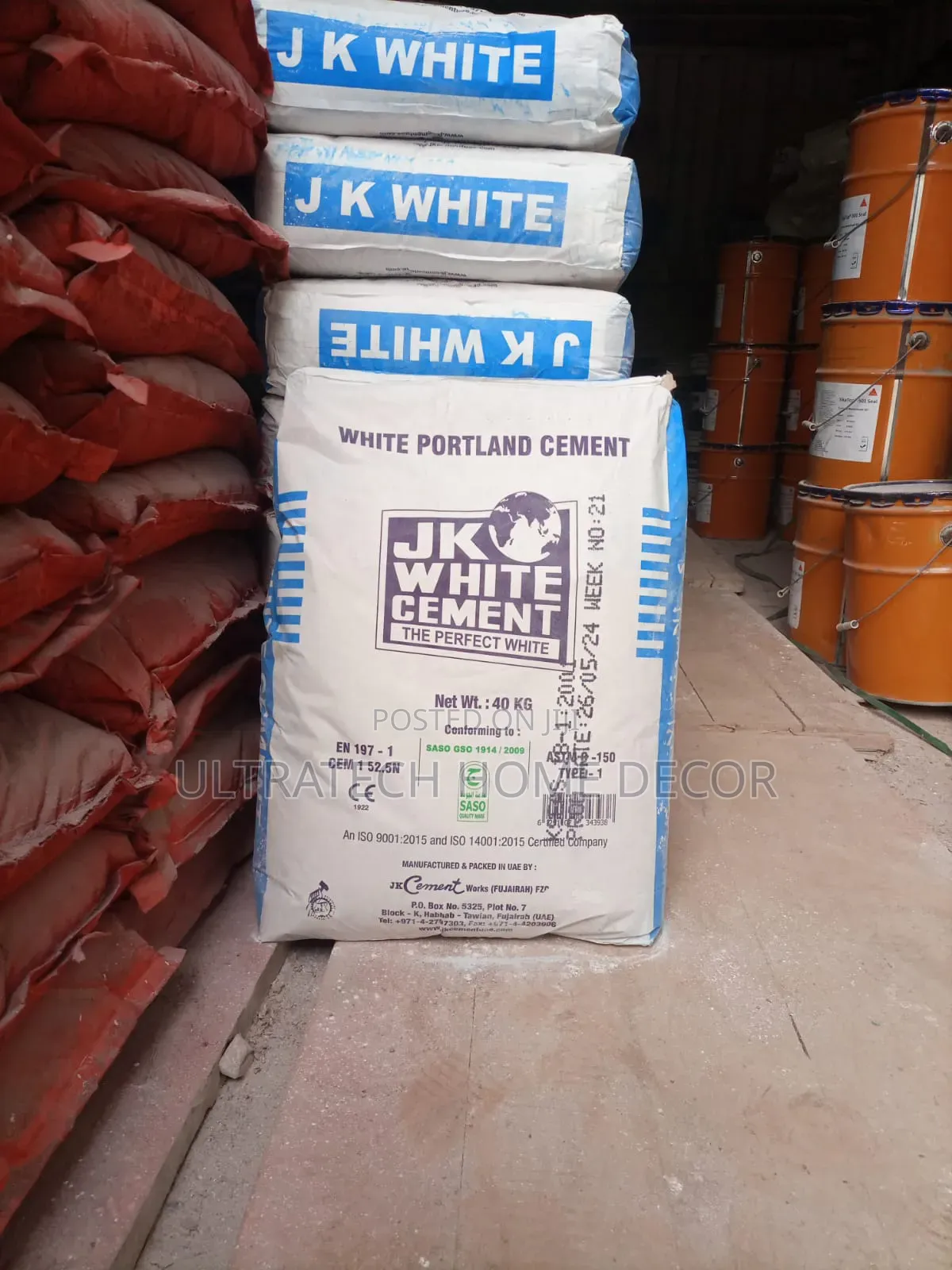 Jk 52.5 White Cement