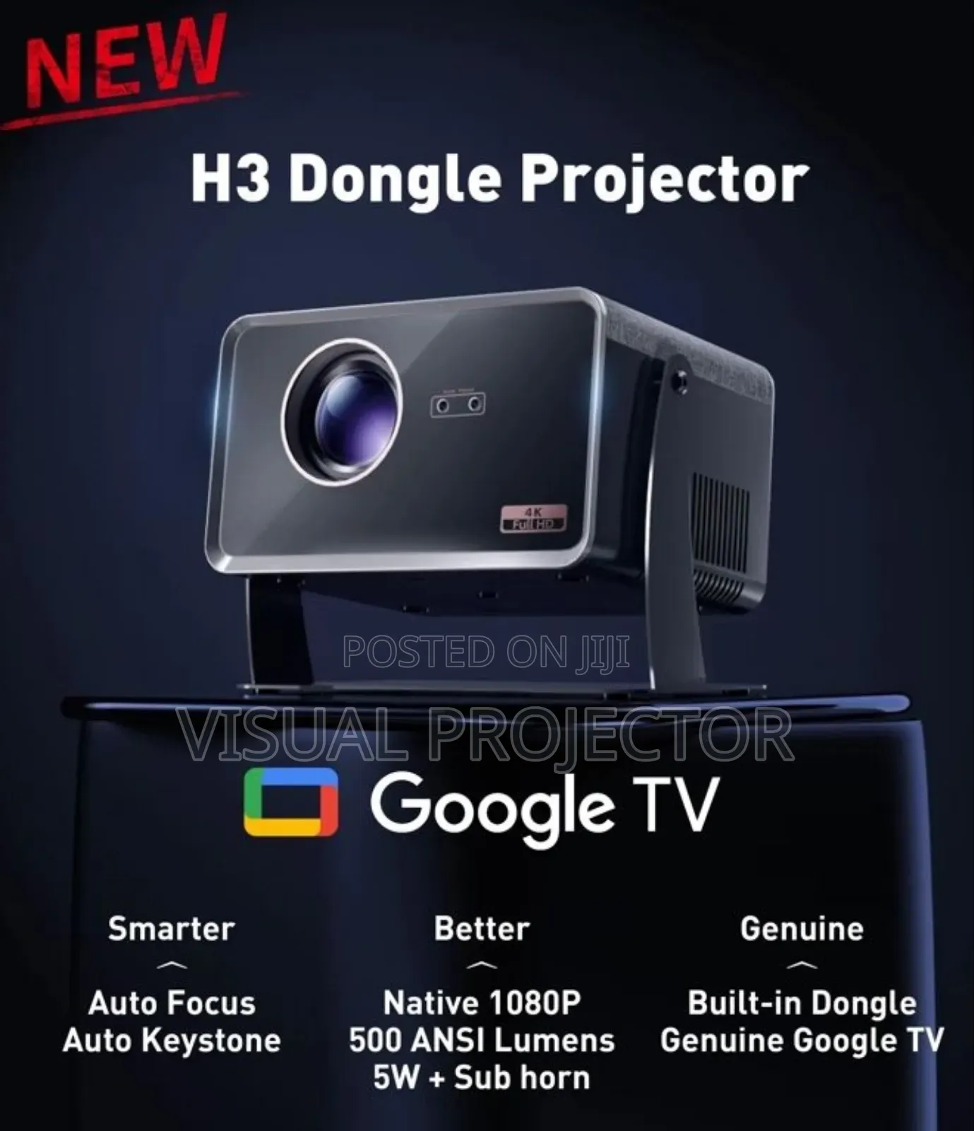 H3 Skyworth Certified Android Projector