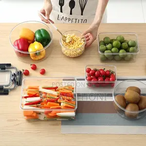 3pcs Acrylic Food Storage Containers