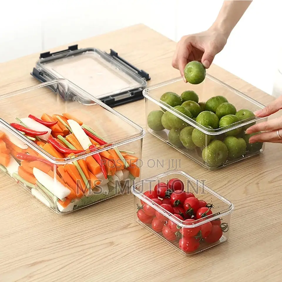 3pcs Acrylic Food Storage Containers