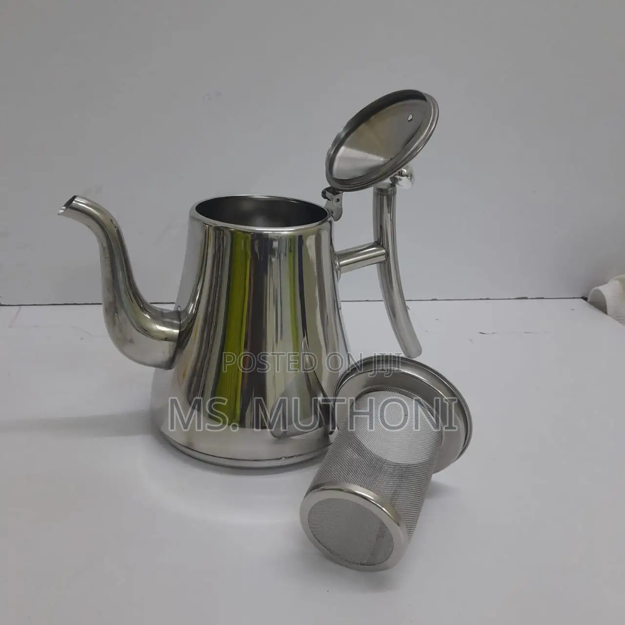 *1.5L Thick Stainless Steel Teapot* *With COFFEE INFUSER*