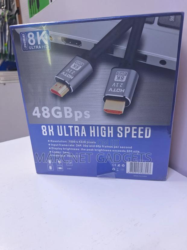 Premium Hdmi to Hdmi Cable Version 2.1 Speed 48GBPS RGB - thumbnail 2