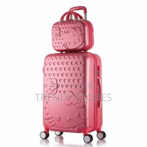 2 in 1 Red Travel Suitcase - thumbnail 2