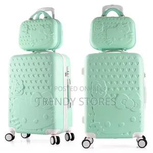 2 in 1 Green Travel Suitcase