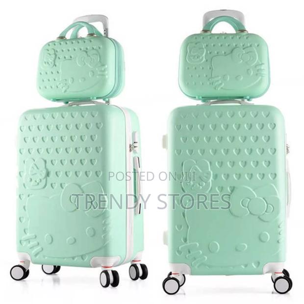 2 in 1 Green Travel Suitcase - thumbnail 3