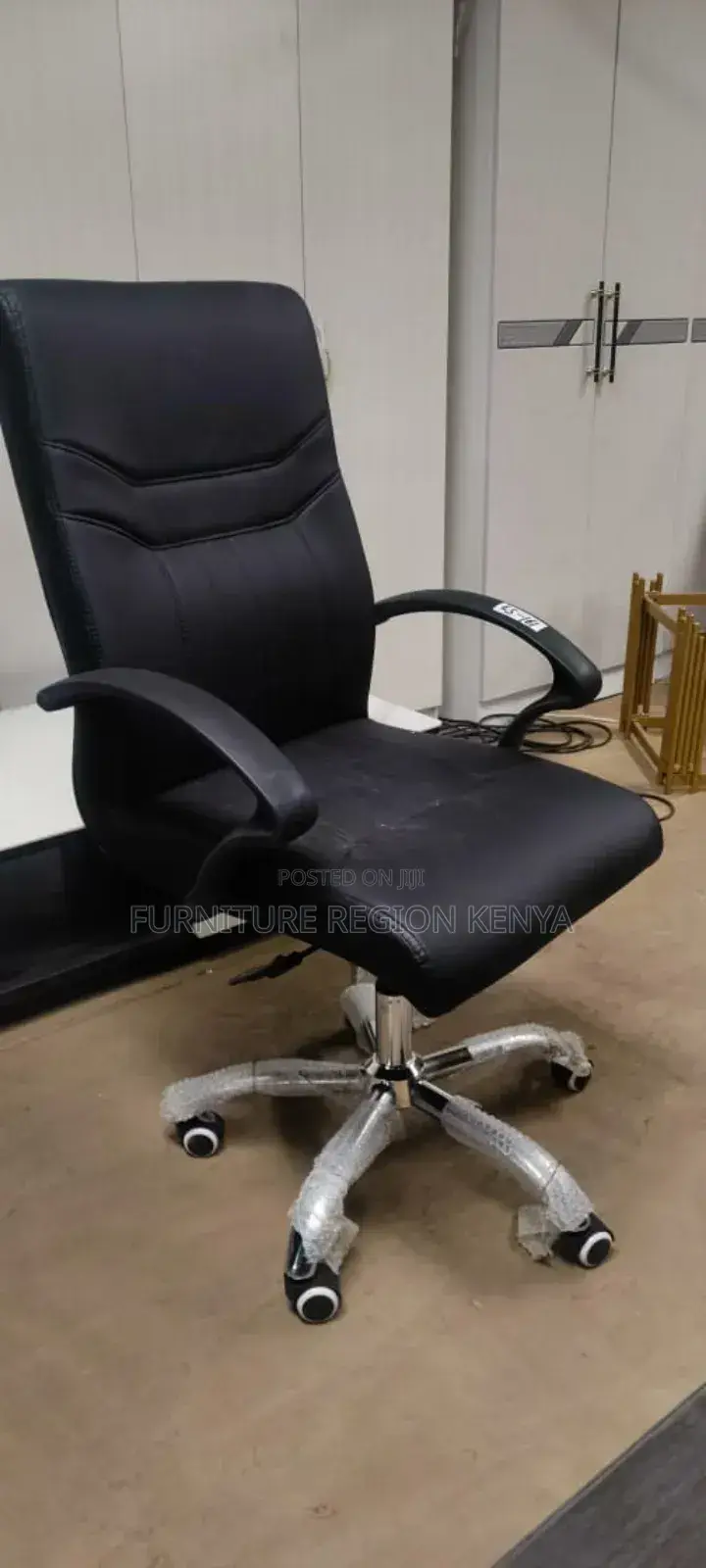 High Back Office Leather Seat