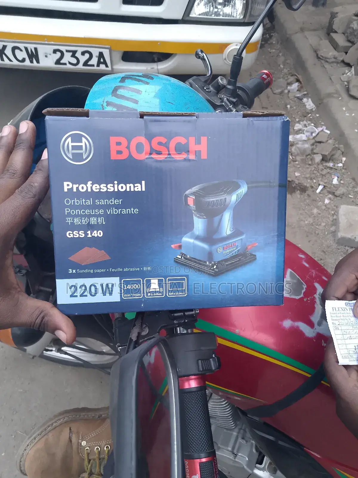 220watts Orbital Sander Bosch