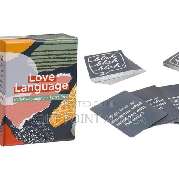 Couples Love Language Card Game - main view
