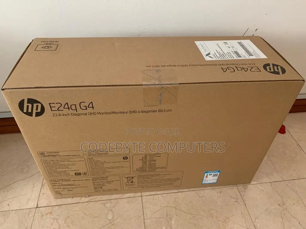 Hp E24q G4 24" Frameless QHD (2560*1440p) IPS Display