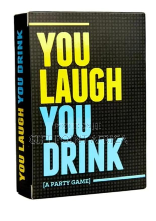 You Laugh You Drink Party Card Game - main view