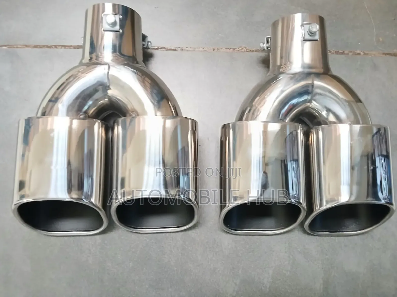 Twin Muffler Tip in Cars Heavy Duty