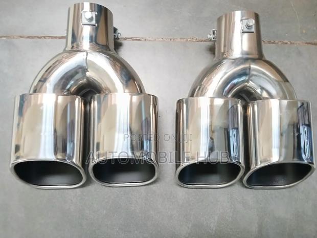 Twin Muffler Tip in Cars Heavy Duty