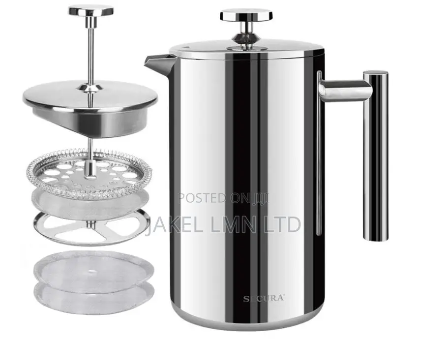Stainless Steel French Press Coffee Maker 27oz 800ml,