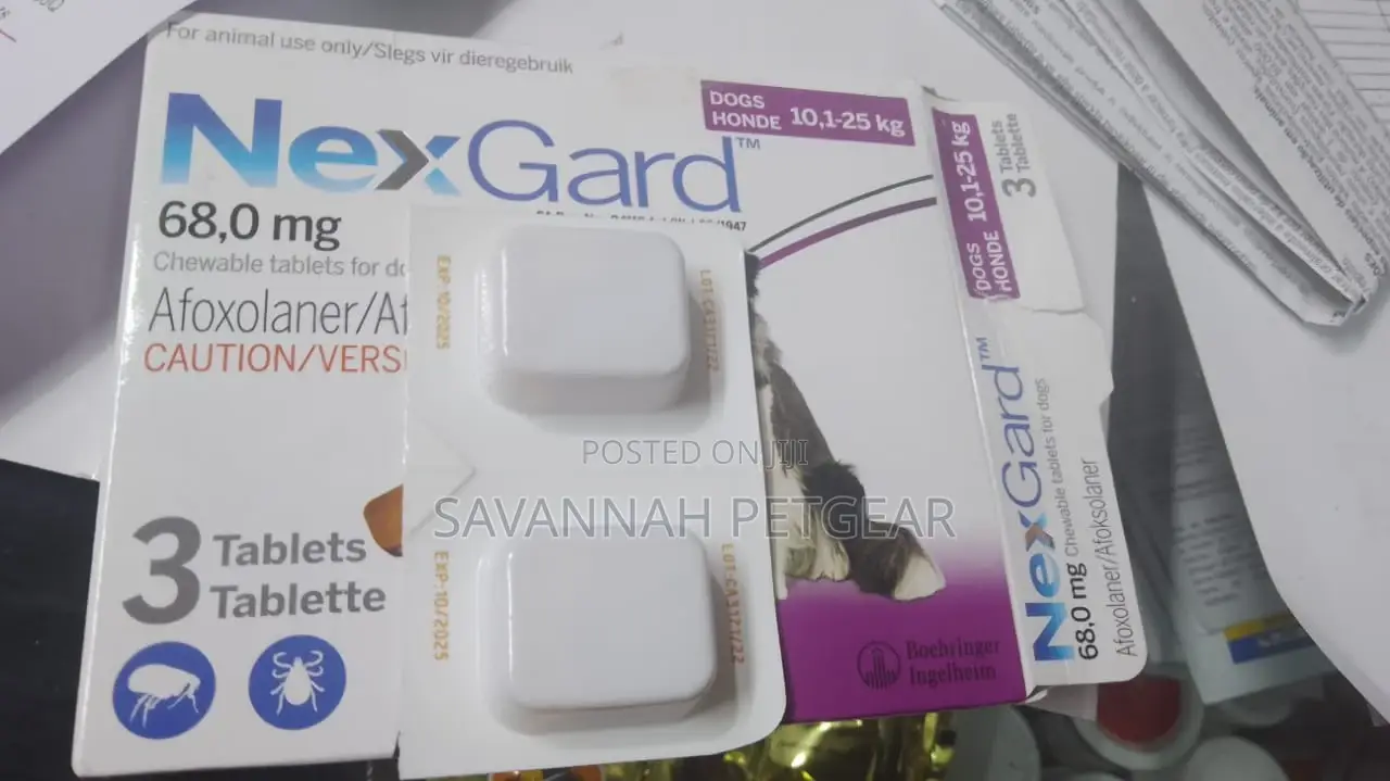 Nexgard Chewables for Medium Dogs (10-25 Kg) Flea Tick Tab- Per Tablet