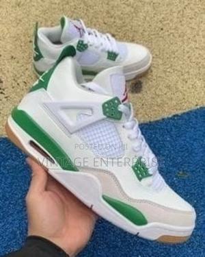 Pine Green Jordan 4 Sneakers - thumbnail 2