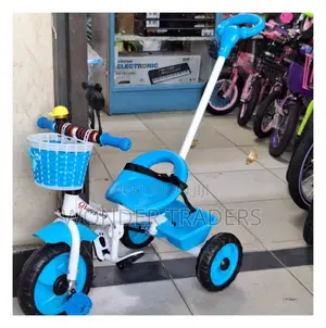 Tricycle With Push Handle