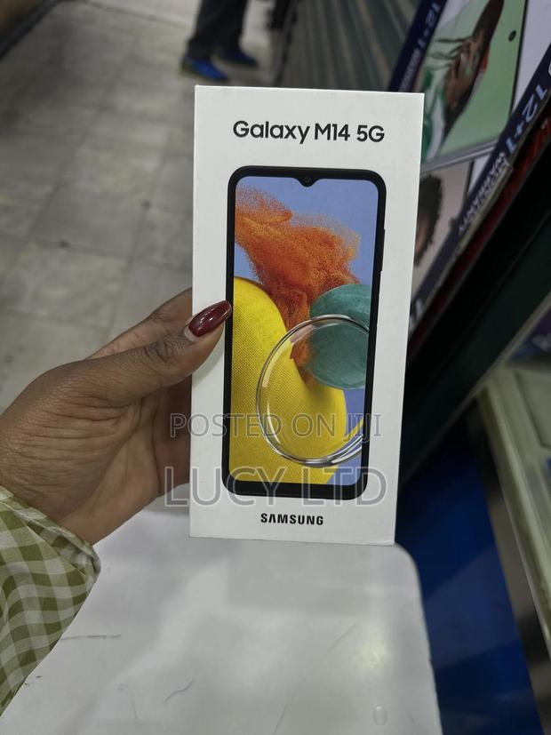 New Samsung Galaxy M14 64 GB Black - main view