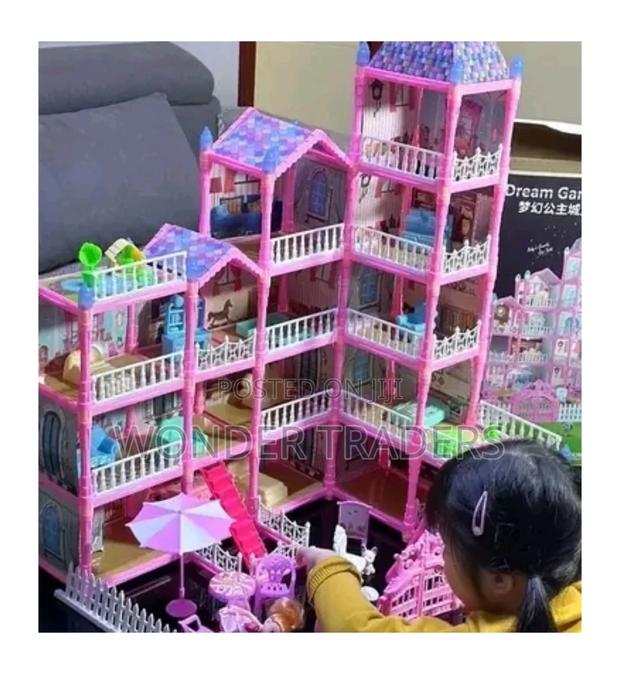 "374 Pieces Doll House Play Set for Kids" - main view